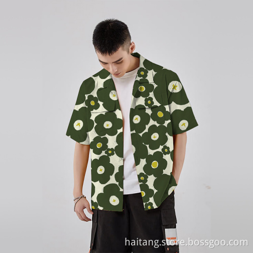 Floral Print Fabric Digital Printing Fabric Plants Cartoon